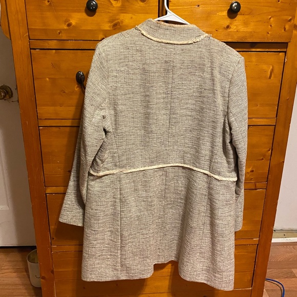 H&M Beige Tweed Jacket - Picture 2 of 6